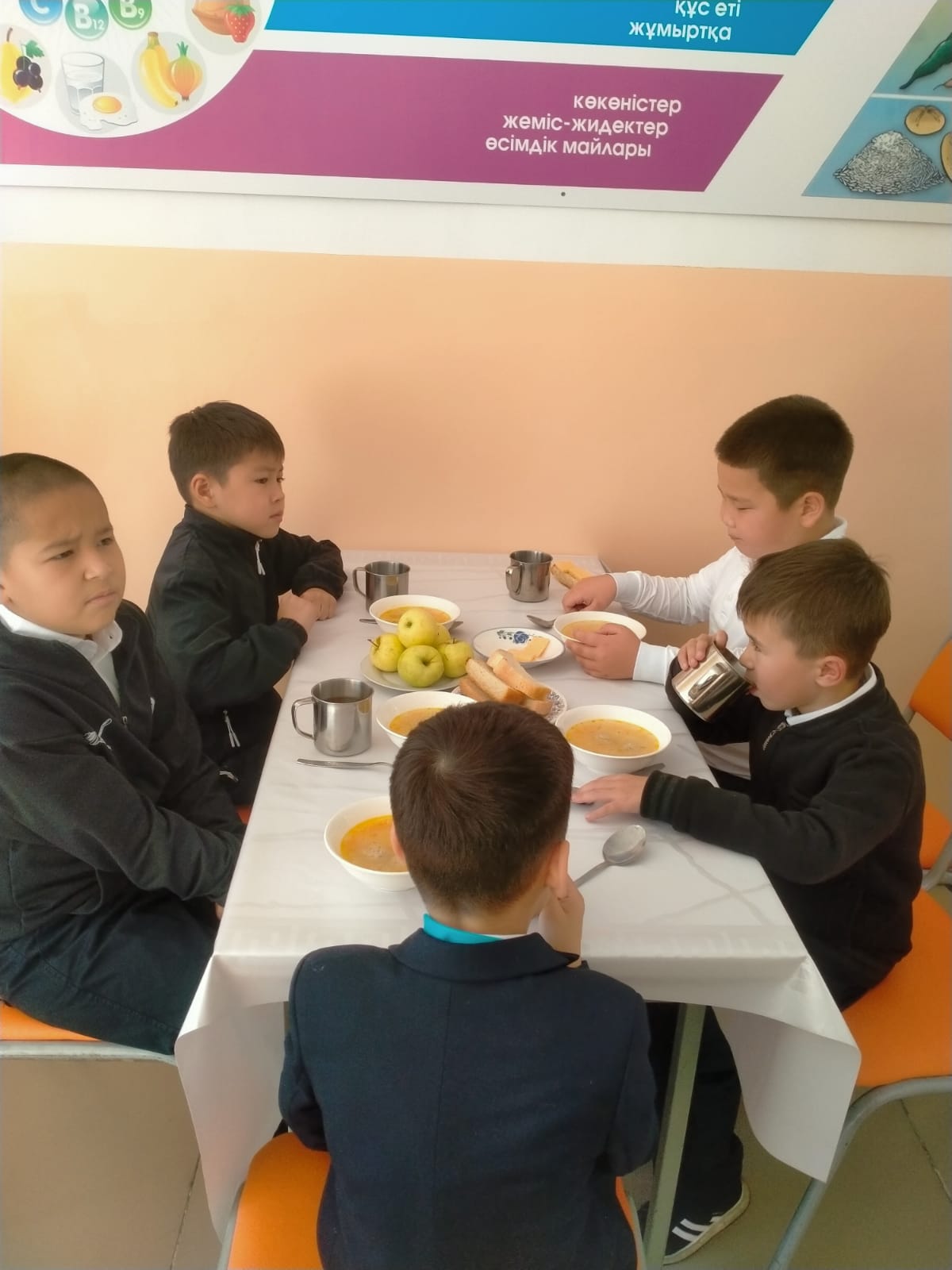 Меню,1 апта, 2 ауысым. бейсенбі